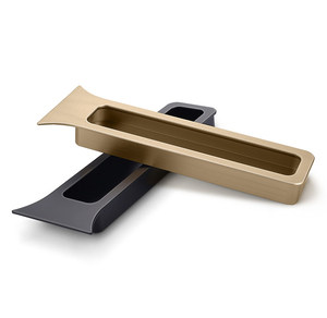 Butt-Mounted Fish Tail Recessed Pull Groove Concealed Handle for Wardrobes Cabinets Drawers Shoe Cabinets - Product Image 5