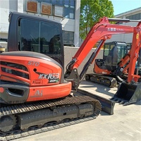 Digunakan untuk Excavator Mini Zero Tail KX163-5 5.5Ton dengan Mesin & Motor Efisiensi Tinggi Asli Jepang Tersedia di Stok Harga Pabrik