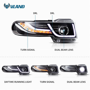 VLAND-Phares et grilles LED d'usine, accessoires de voiture pour Land-Rover Style FJ Cruiser 2007-2014, projecteur à double faisceau - Product Image 2