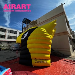 Amerikan futbolu takımı Cardinals satılık özel şişme kuş kafası maskot tünel - Product Image 4