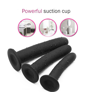 Tapón anal de silicona al por mayor, dispositivo de masturbación masculina y femenina, consolador con ventosa, pene, corte trasero, tapón anal, Juguetes sexuales para adultos - Product Image 4