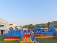 Château gonflable en PVC sur mesure certifié CE - Structure de jeu pour enfants en plein air avec pompe à air