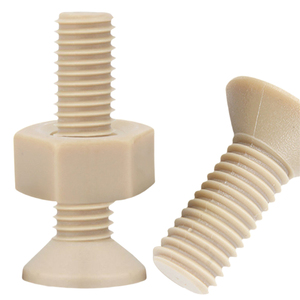 Conjuntos de Tornillos de Cabeza Cónica Cruzada y Tuercas Hexagonales de PEEK de Alta Calidad, M2 M3 M4 M5, Resistentes al Calor, Grado 4.8, Autocoloreados - Product Image 4