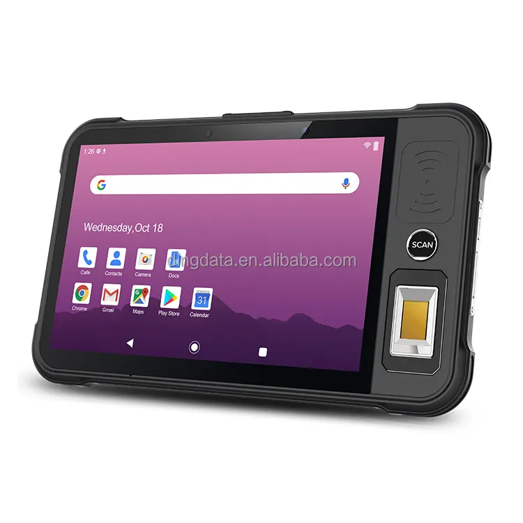 Oem 산업용 견고한 안드로이드 태블릿 8 인치 WIFI 4g Lte Gps Nfc RFID UHF 리더 태블릿 Ip65 방수