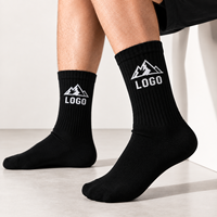 Chaussettes de sport longues en coton écologique épaissies pour l'hiver, absorbant la transpiration, idéales pour l'extérieur