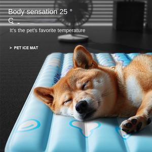 Haustier-Kühlmatte Sommer Hunde- & Katzen-Kühlmatte Kratzfestes Weiches <span class=keywords><strong>Gel</strong></span>-Material Quadratische/Runde/Ovale Formen Großhandel - Product Image 3