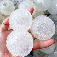 Coque de boule vide en laine irrégulière pour la fabrication de jouets de décompression souples, jouet à presser en TPR fait main DIY