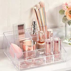 Hộp đồ trang sức quay hiển thị và <span class=keywords><strong>Acrylic</strong></span> gia vị tổ chức rõ ràng <span class=keywords><strong>Acrylic</strong></span> trang điểm tổ chức chất lượng cao đa năng tùy chỉnh - Product Image 3