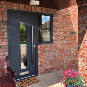 Résidentiel Durable Écologique Étanche Bois Massif Teck <span class=keywords><strong>Entrée</strong></span> Personnalisée Anti Voleur Extérieur <span class=keywords><strong>Entrée</strong></span> Principale Porte Pivotante Avant - Product Image 3