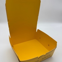 Boîte à collation pliable écologique en carton, personnalisable avec logo en relief et dorure à chaud, pour l'emballage de riz et biscuits – Vente directe usine