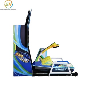 Simulateur d'arcade de bateau rapide à commande manuelle pour un joueur, pour les 6 ans et plus, jeu électronique à monnayeur avec alimentation 110/220V - Product Image 5