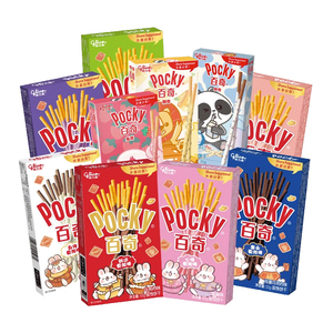 Bánh quy bán buôn Pocky que 55g vị phô mai phủ socola, vị giòn ngọt, đồ ăn vặt kiểu Á - Product Image 3