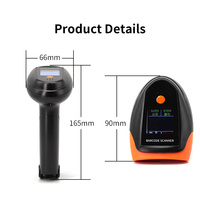 Escáner de Código de Barras Inalámbrico Bluetooth con Interfaz USB JIngxin para Supermercado