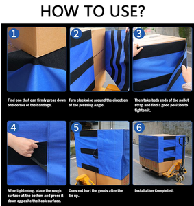 多材料パレットストラップフックとループ固定システム付き多目的な貨物物流の確保 - Product Image 3