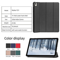 Funda protectora de cuero Pu para tableta inteligente, carcasa de lujo de 10,4 pulgadas, T21 para Nokia, venta al por mayor de fábrica