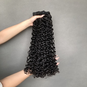 <span class=keywords><strong>Prix</strong></span> usine 100% cheveux humains vierges brésiliens armure incroyable Curl pour les femmes brésiliennes africaines cheveux 26 pouces longueur étirée - Product Image 5