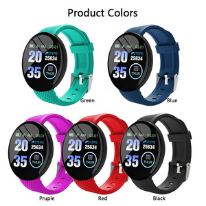 D18 Smart <b>Watch</b> for Men Women Digital OLED Sports Fitness Tracker Blood Pressure Monitoring Waterproof Compass Rubber - Product Image 6