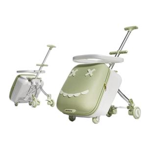 Sports de plein air et divertissements Valise à roulettes pour bébés garçons et filles Montable Paresseux Marche Valise à bagages - Product Image 5