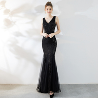 16051-S # Robe de soirée longue de luxe pas chère pour femme Robe de demoiselle d'honneur grande taille Robe grande taille