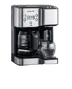 HCYM Best Tasting Drip Kaffee maschine 2021 Kleine Kaffee tropf maschine mit zwei Spendern für Kaffee maschine und heißes Wasser
