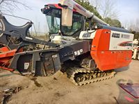Nouvelle Moissonneuse-batteuse Kubota 1008Q longue durée pour céréales et manioc, idéale pour le riz et le colza, pour les exploitations agricoles, avec moteur et boîte de vitesses fiables