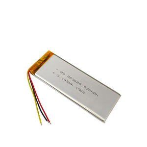 Sıcak satış şarj edilebilir 303080 <span class=keywords><strong>3</strong></span>.7v 850mah lipo li ion pil li polimer piller ile UL1642,IEC62133,CE,UN38.<span class=keywords><strong>3</strong></span> sertifikalar - Product Image 1
