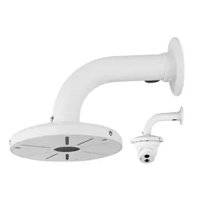 Soporte de CCTV en forma de L, soporte de Hemisferio de monitoreo de montaje en pared a prueba de lluvia para exteriores, adecuado para cámara de seguridad Cctv