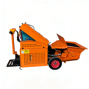 Bomba de Concreto Diésel de Alta Eficiencia para Obras de Construcción de Mediana Escala con Gran Capacidad de Vertido de Concreto - Product Image 1