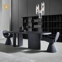 Esstisch KF CASA Möbel Moderner Stil Keramikplatte mit 6 Stühlen Esszimmer-Sets Lieferung