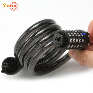 Jinta Cao An Ninh 1200Mm 5 Chữ Số Kết Hợp Cáp Khóa Xe Máy Điện Scooter Xe Đạp Cáp Dây Khóa - Product Image 2