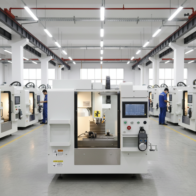 VMC-215 Small Household Light Duty CNC Milling Machine Mini Vertical Three-Axis Desktop Machining Center 220V Multifunctional