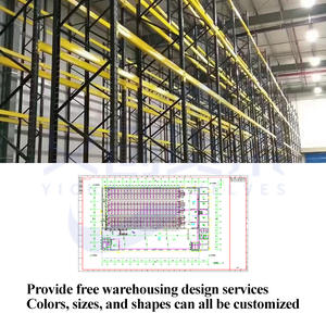 Verstelbare Heavy Duty Metalen Magazijn Opslag <span class=keywords><strong>Rack</strong></span> Horizontale Planken Voor Fabriek Stapelen Stalen Plaat Lade Pallet Racking - Product Image 4