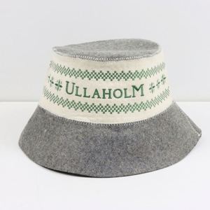 Nouveau chapeau de sauna en laine avec matériau organique avec logo personnalisé chapeau de salle de sauna - Product Image 1