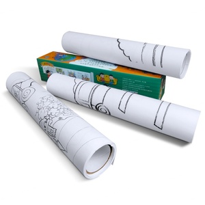 Papier à dessin et à croquis blanc 70/80 g/m² en rouleau pour enfants, très demandé - Product Image 1