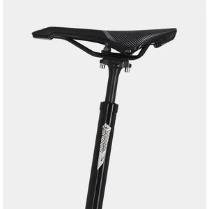 TOSEEK 33.9/34.9*580MM Full Carbon Fiber Seatpost For Folding Bike etc Black