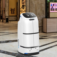 Cater Last Mile Automatique Mobile Hôtel Alimentaire Autonome Intelligent Robotique Livraison Commerciale Service Robot de Contrôle