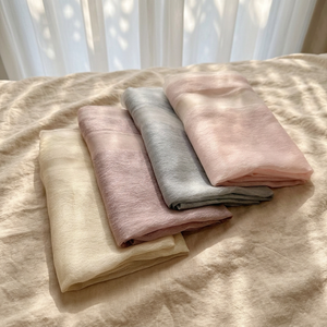 Écharpe en Soie de Mûrier Couleur Unie, Vente en Gros Usine, Douce, Respirante, Effet Ondulé, Haut de Gamme, Soie Véritable pour Femme, Élégante, Quotidienne, Extérieur - Product Image 1