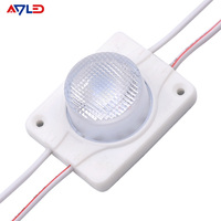 Module d'injection haute puissance 12V 1 LED SMD 3030 étanche IP67 12x56 degrés Edge Light Sign LED Modules