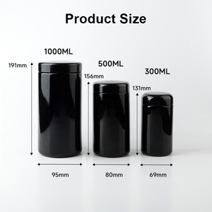 Etiqueta Adhesiva Personalizada con Logotipo Grabado con Láser, Frasco de Vidrio Ultravioleta Oscuro de 1000 ml Extra Grande con Tapa de Rosca - Product Image 5