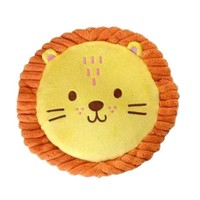 Jouets pour chiens Xigezhu en gros, peluches couineuses à motif lion, thème dessin animé, durables, pour la dentition, balle interactive d'extérieur pour le jeu de rapport