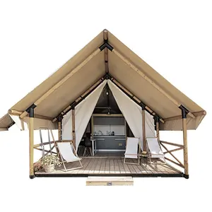 New Style Outdoor Camping Hotel Luxury Glamping House Supplier High Quality Safari Tent Glamping For Camping Tent For Hotel