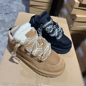 <span class=keywords><strong>Stivali</strong></span> da Neve alla Moda per <span class=keywords><strong>Donna</strong></span>, in Pelle di Pecora di Alta Qualità, Casual, <span class=keywords><strong>Leggeri</strong></span>, Caldi, Sportivi - Product Image 4