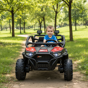 Auto Eléctrico de Juguete de 24V, Tamaño Grande, para Niños de 2 a 4 Años, Unisex, de Plástico, con Control Remoto, UTV, Encendido con Llave, 2 Plazas, a Batería - Product Image 1