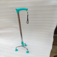 Vente en gros en usine de béquilles de réadaptation pour handicapés béquilles à hauteur réglable béquille à main avec 4 jambes
