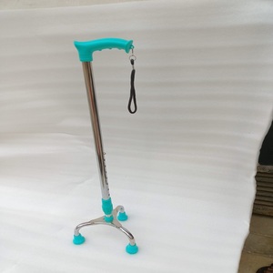 Venta al por mayor de fábrica, muletas de rehabilitación para discapacitados, muletas de altura ajustable, muletas de mano con 4 Patas - Product Image 1