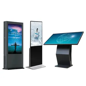 플로어 스탠딩 옥외 LCD 광고 디스플레이 디지털 옥외 간판 키오스크