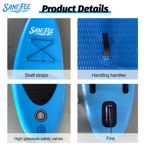 SANOFEE ซีรีส์มินิมอลลิสต์ บอร์ดพายแบบเป่าลมขนาด 10'6" บอร์ด <span class=keywords><strong>SUP</strong></span> น้ำหนักเบา ดีไซน์สวยงาม สำหรับโยคะ ฟิตเนส และการเดินทางเพื่อการพักผ่อน - Product Image 4