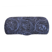Étuis à lunettes rigides en cuir PU Bestclean pour gravure, avec logo personnalisé, grande boîte à lunettes, étui de rangement métallique pour lunettes A22-T65