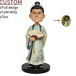Custom Ancient Chinese Style Bobblehead Doll, Personalized Resin <strong>Figurine</strong> &amp; Gift - Product Image 3
