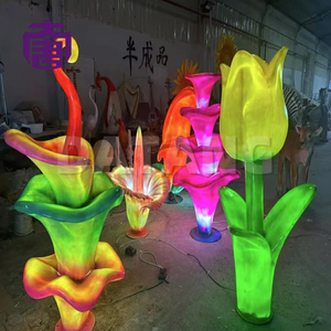 Lampes LED décoratives en forme de fleur, étanches IP65, à lueur vibrante, pour aménagement paysager extérieur de jardins et de parcs - Product Image 6